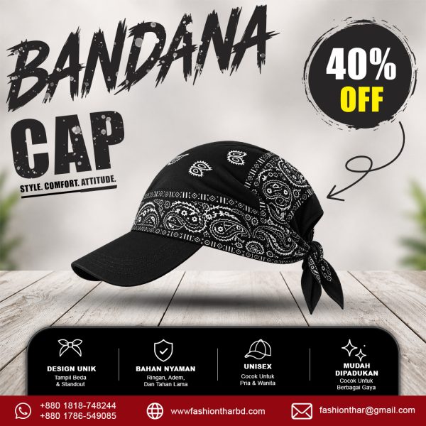 Thar Premium Cotton Bandana Cap for Men & Women