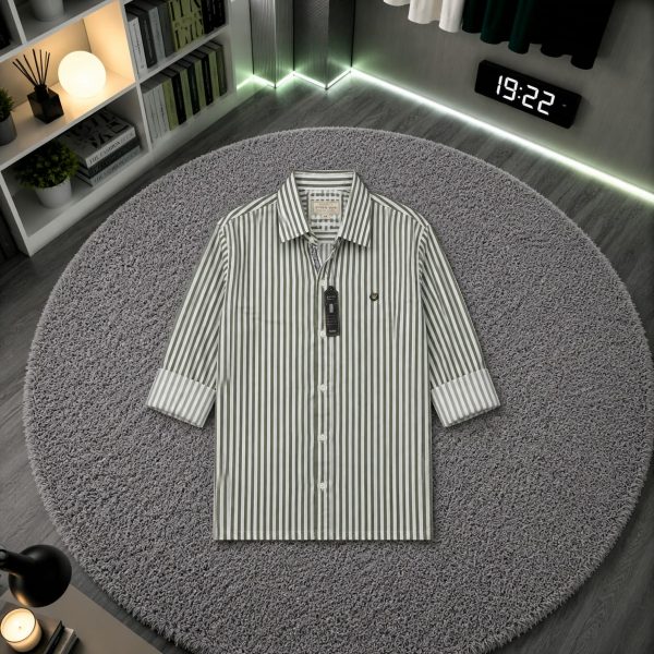 WhatsApp Image 2026-08-11 at 5.18.51 PM (1) THAR Premium Men's Striped Cotton Old Mony Shirt | Boxy Fit