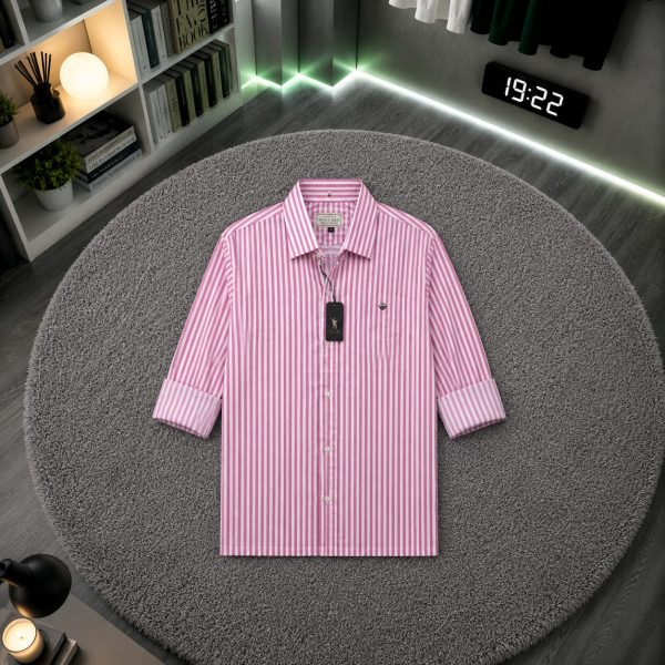 THAR Premium Men's Striped Cotton Old Mony Shirt | Boxy Fit